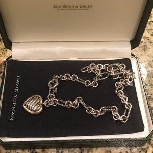 David Yurman Figaro Heart Necklace